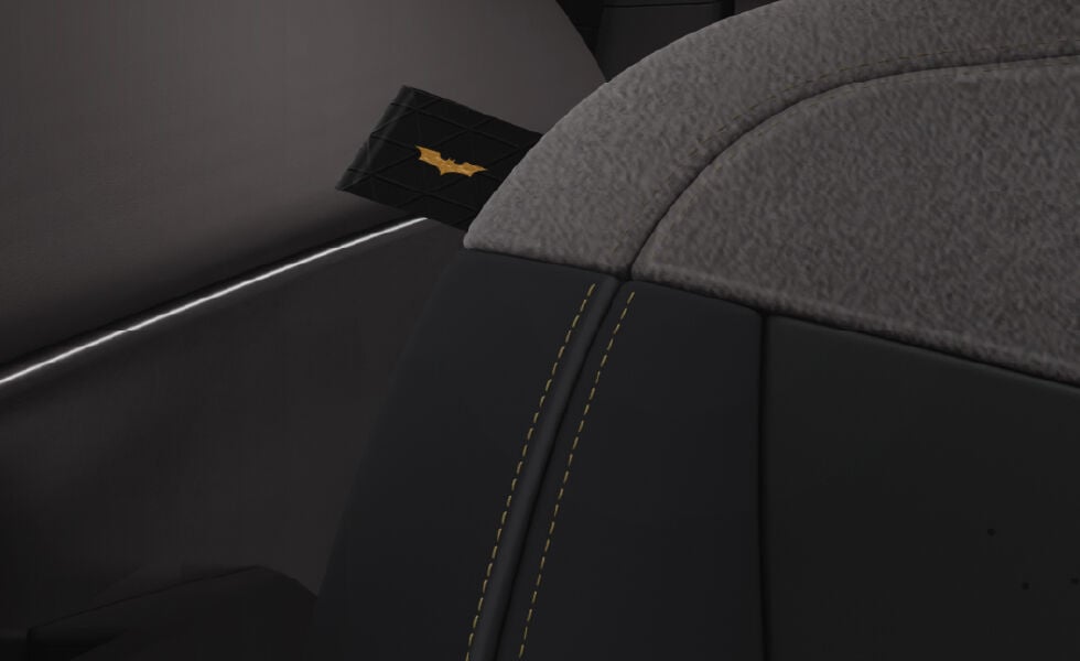 Custom Satin Black Colour exclusive to the Batman Edition
