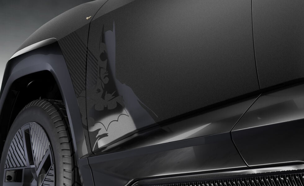Infinity Roof featuring The Dark Knight Trilogy Bat emblem  