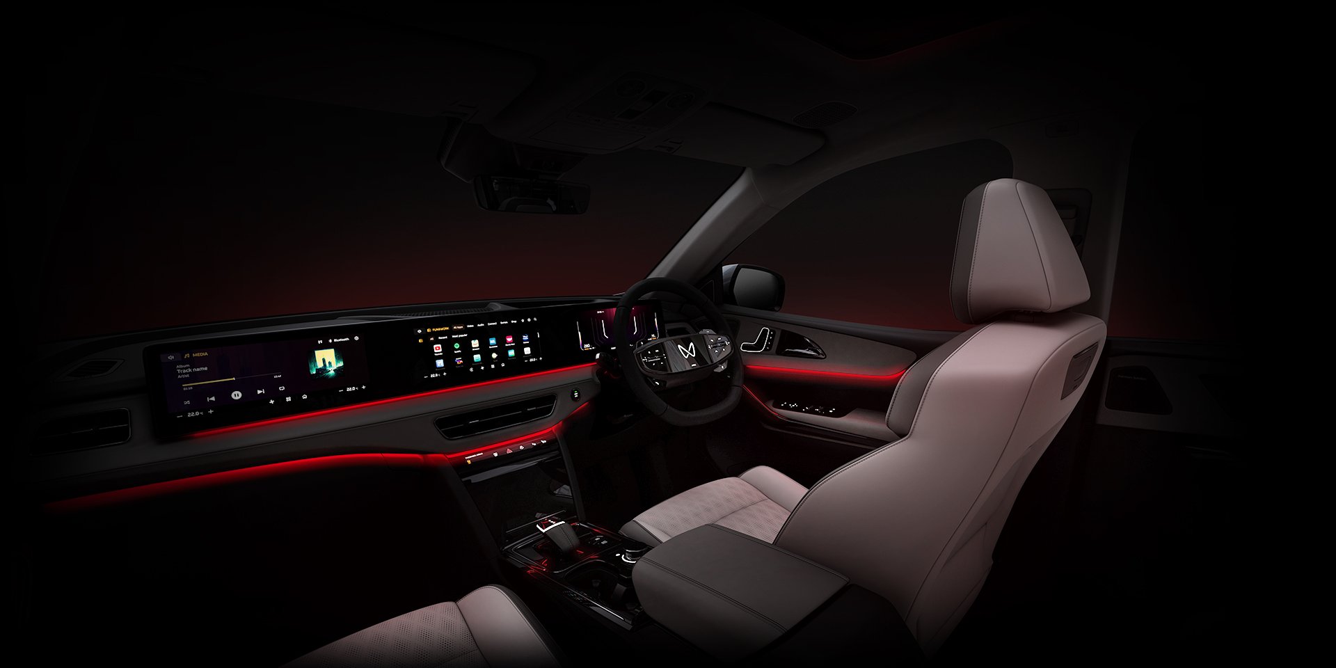 XEV 9e comes with Infinity roof with ambient lighting system.