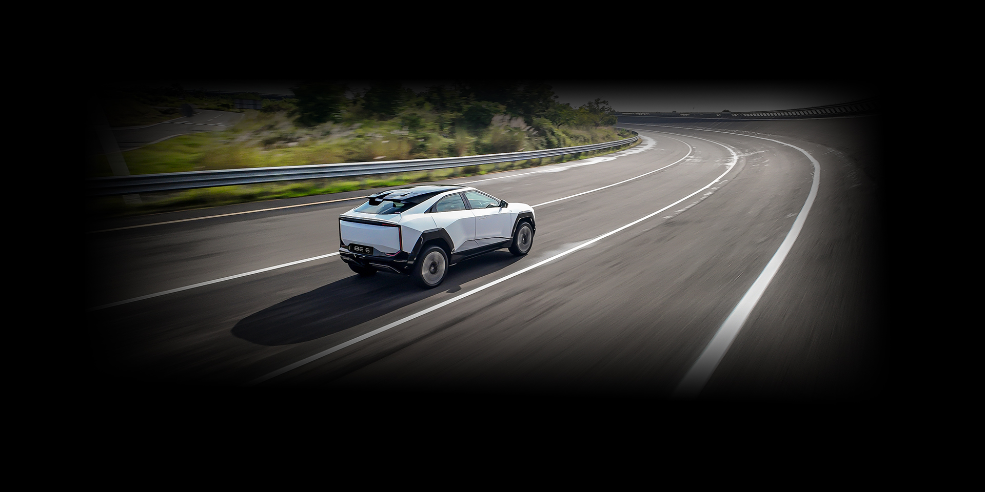 Electric SUV White BE 6
