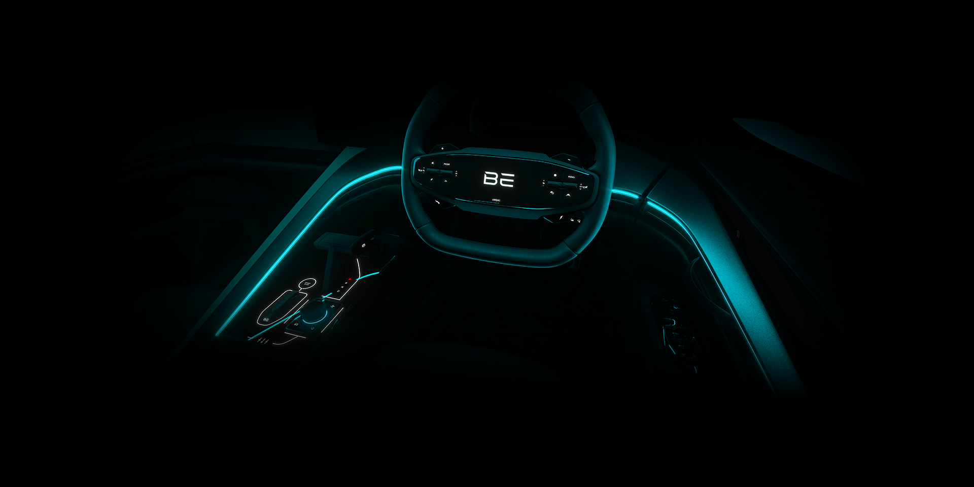Mahindra Electric SUV Digital Cockpit Design